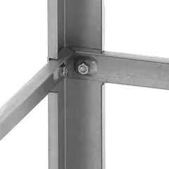 Ванна моечная «Base» ВМСб-530/2 с полкой для смесителя (2 чаши, 2 отверстия) сталь нерж. ,H=86,L=101, изображение 2