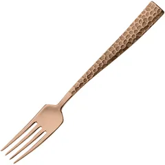 Table fork “Palace Martelato”  stainless steel , L=210/70, B=26mm  copper