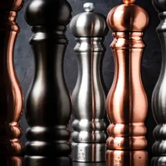 Мельница для соли «Париж Шеф Копер» сталь нерж. ,H=22см медный, изображение 4