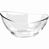 Салатник «Папайя» стекло 170мл D=10,H=5см прозр.