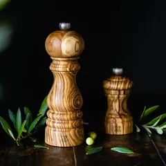 Мельница для соли «Бистро Олива» дер. олива ,H=10см деревян., изображение 3