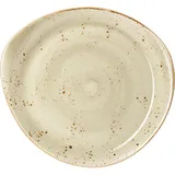 Тарелка «Крафт Грин» мелкая фарфор D=305,H=37,L=305,B=275мм зелен.