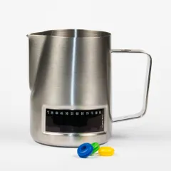 Питчер для молока 350мл  нерж.сталь  с индикатором температуры P.L.-Barbossa