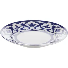 Тарелка «Идиллия-Восток» мелкая фарфор D=20см белый,синий, изображение 2