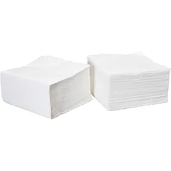 Салфетки бумажные двухслойные[200шт] бум. салфет. ,L=33,B=33см белый