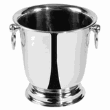 Ведро для шампанского сталь нерж. 3,9л D=20,H=22,B=20см металлич.