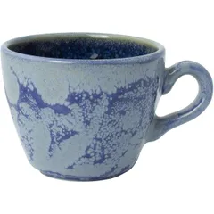 Coffee cup “Aurora Vesuvius Lapis”  porcelain  85 ml  D=65 mm  blue, light blue.