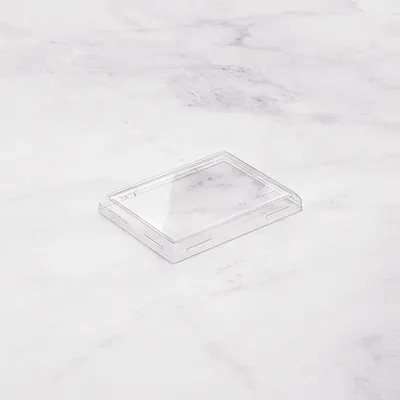 Крышка для бумажного контейнера OneClick 400 мл пластик ,L=10,B=13,5см прозр., изображение 2