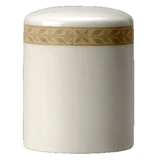 Солонка «Антуанетт» фарфор ,H=6,L=5см белый,олив.