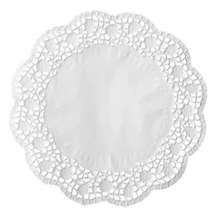 Lace table pads[100pcs] paper D=34,L=34,B=34cm white