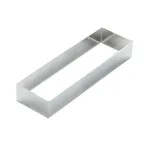 Форма-резак «Прямоугольник» сталь нерж. 0,6л ,H=40,L=252,B=62мм металлич.