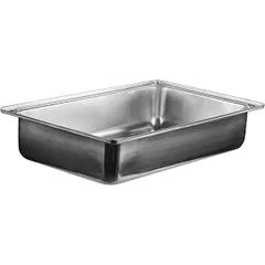 Water tray with mount for food warmer art. 12350  stainless steel  silver.