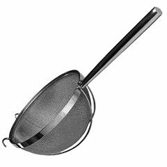 Sieve stainless steel D=35cm metal.