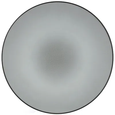 Тарелка «Экинокс» мелкая фарфор D=310,H=35мм серый, Цвет: Серый, Диаметр (мм): 310