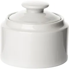 Сахарница «Принцип» фарфор 200мл D=95,H=75мм белый