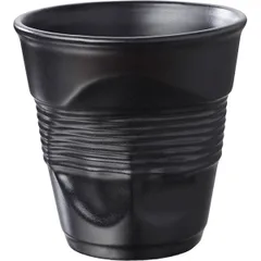 Стакан для горячих напитков «Фруассэ» фарфор 120мл D=73,H=70мм черный