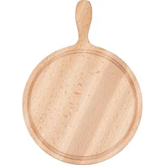 Feeding board with handle  beech  D=250, H=25mm  St. tree