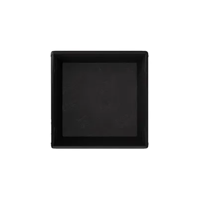 Контейнер бумажный OneClick картон 0,55л ,H=45,L=130,B=130мм черный, Цвет: Черный, Объем по данным поставщика (мл): 550, изображение 2