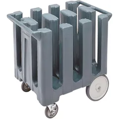 Trolley for plates D=149-178mm, with cover polyethylene ,H=81,L=83,B=60cm gray