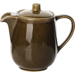 Кофейник «Кантри Стайл» с крышкой фарфор 1л D=10,H=15,L=20см зелен.