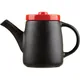 Чайник заварочный «Кармин» конический керамика 0,5л красный,черный