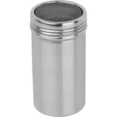 Container for seasonings with mesh  stainless steel  230 ml  D=70, H=135mm  silver.