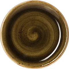 Тарелка пирожковая «Крафт Браун» фарфор D=15,H=2см коричнев.