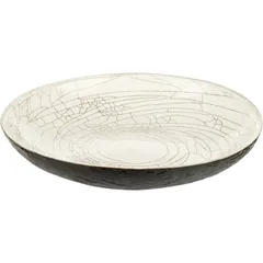 Тарелка «День и ночь» керамика D=25см белый,черный, изображение 2