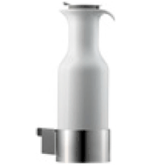 Decanter for buffet wall  porcelain, stainless steel  1.2 l