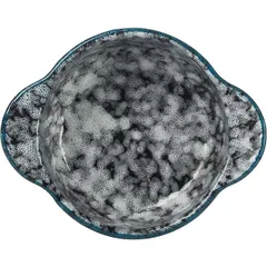 Чашка бульонная фарфор 300мл ,H=55,B=115мм белый,черный, изображение 2