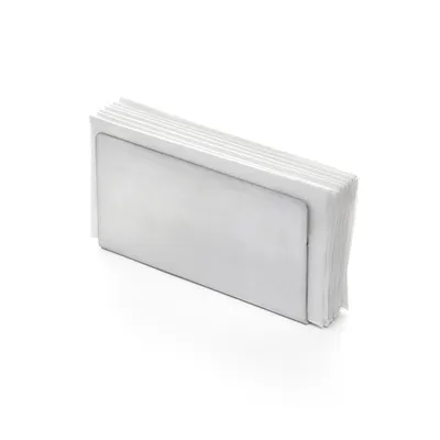 Салфетница «Арго» прямоугольная алюмин. ,H=8,L=15,B=3см серебрист., изображение 2