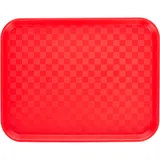 Поднос прямоугольный полипроп. ,L=46,B=36см красный