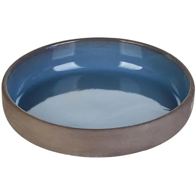 Салатник «Даск» керамика D=205,H=35мм серый,голуб., изображение 2