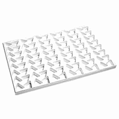 Pastry mold “Triangle”[96pcs] plastic ,L=60,B=40cm