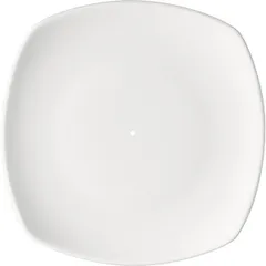 Plate for floor with hole. “Options” porcelain D=27cm white
