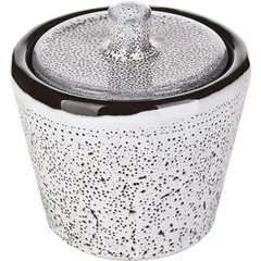 Sugar bowl with lid “Tiramisu” ceramics 200ml D=9,H=9cm
