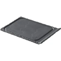 Compliment dish “Basalt” ceramics ,H=10,L=115,B=80mm black