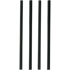 Трубочки без изгиба L=14,5см[240шт] пластик D=8,L=145мм черный