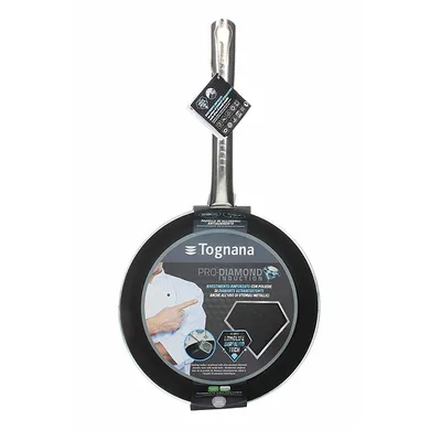 Сковорода «Про Даймонд» алюмин.,сталь нерж. 2,38л D=240,H=65мм черный,металлич., изображение 3