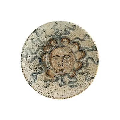 Блюдце «Месопотамия» для арт. 67404 фарфор D=16см разноцветн.