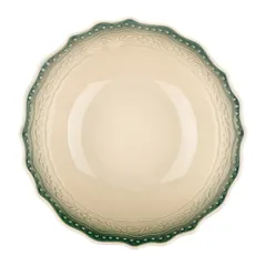 Салатник «Эйфория» фарфор 450мл D=15см бежев.,зелен., Цвет: Бежевый, изображение 2