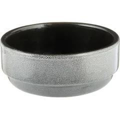 Салатник «Млечный путь» фарфор 350мл D=12,H=5см черный,серый