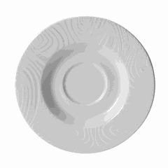 Saucer “Optic” porcelain D=116,H=16mm white