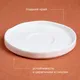 Блюдце «Эггшелл» с бортом фарфор D=155/60,H=19мм белый, Диаметр (мм): 155, изображение 3