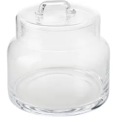 Round jar with lid “Inspired” with lid  glass  2.5 l  D = 19.2, H = 20 cm  clear.