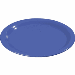 Plate plastic D=230,H=23mm blue