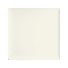 Тарелка «Пьюрити» квадратная эко-кост. фарф. ,H=2,L=27,B=27см белый