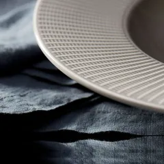 Тарелка для пасты «Виллоу Маст» фарфор 0,95л D=28см серый, изображение 4