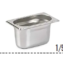 Гастроемкость GN 1/9 сталь нерж. ,H=10см