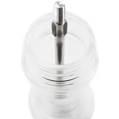 Мельница для соли «Нэнси» металлический механизм акрил D=55,H=380мм прозр.,металлич., изображение 4